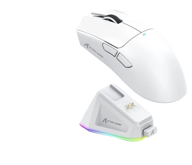 Ultraleichte Bluetooth Gaming Maus mit Magnetdock