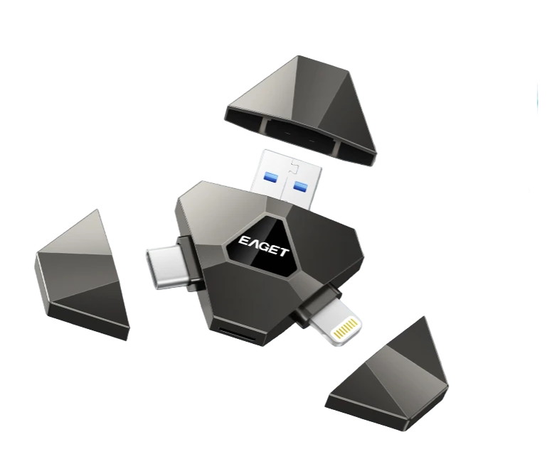 3-in-1 USB-Flash-Laufwerk USB Typ C MFi für iPhone Android