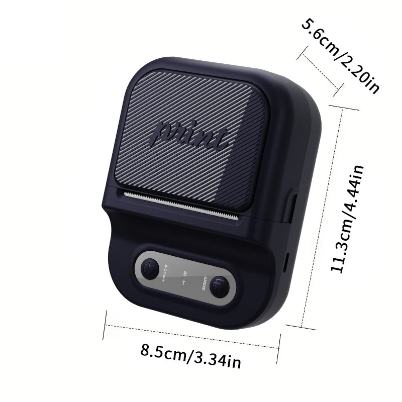 Mini Bluetooth Thermo-Etikettendrucker 12-58 mm tragbar