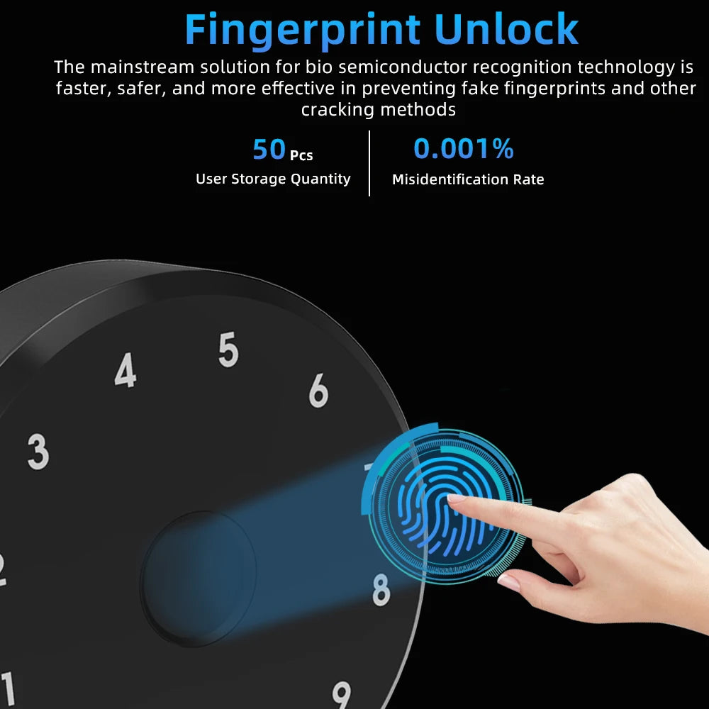 A1 Ultra Smart Türschloss mit Fingerprint