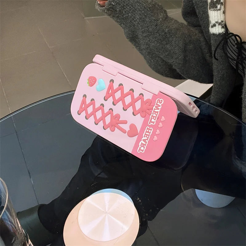 Silikon Flip-Case Liebe Cartoon Tier iPhone Hülle