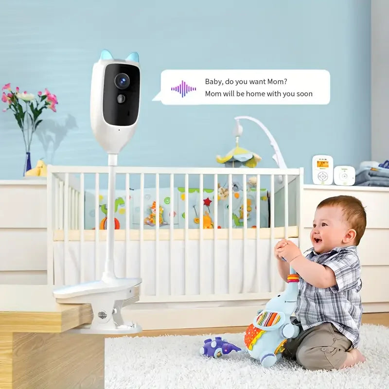 4MP WiFi Babyphone HD Nachtvision 360° Kamera