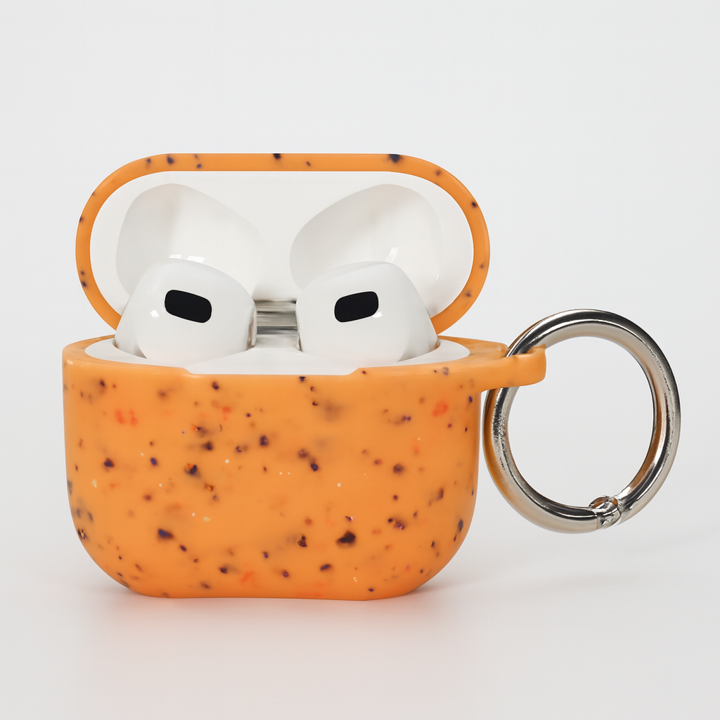 Leuchtende Silikonhülle für AirPods mit Anhänger