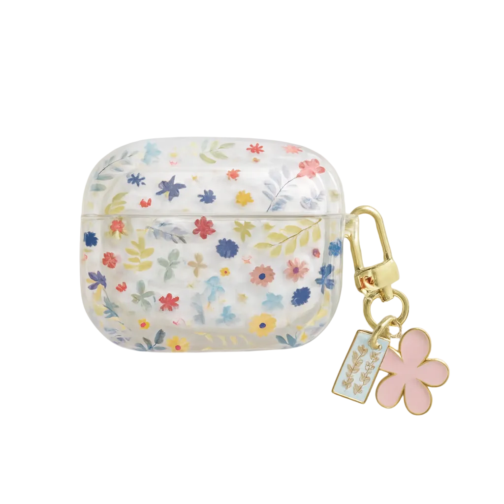 Floral silicone case for AirPods 1 2 3 4 Pro