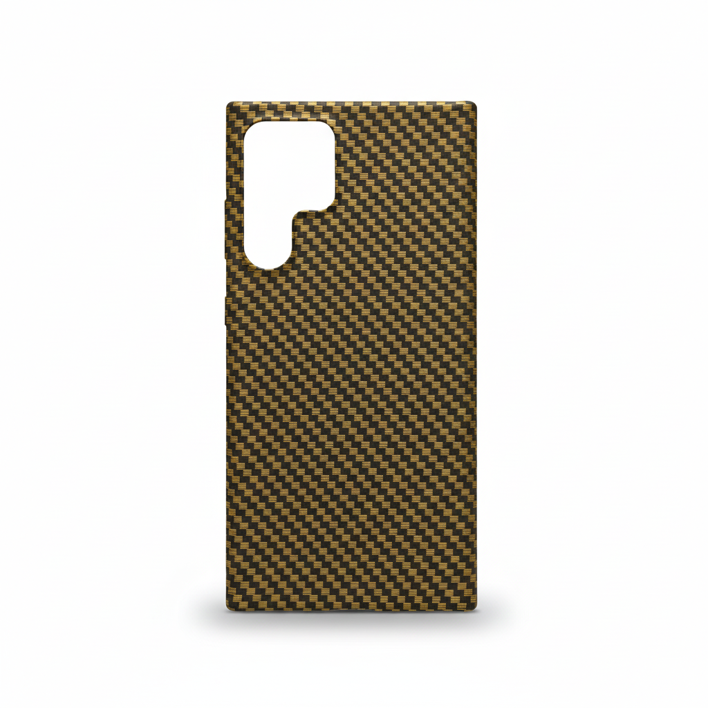 Frameless carbon texture case for Galaxy S24 Ultra