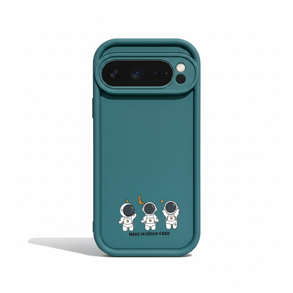 Cartoon silicone case for Google Pixel 9 Pro, shockproof