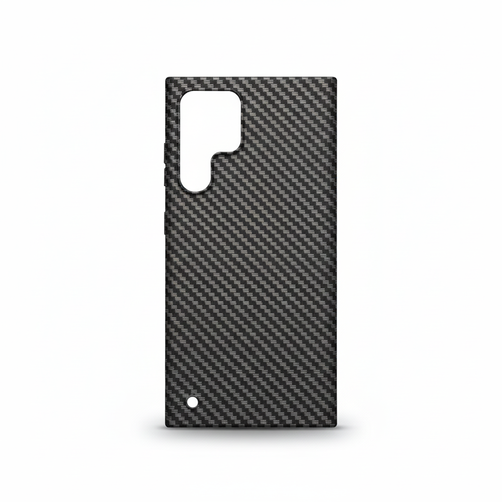 Frameless carbon texture case for Galaxy S24 Ultra