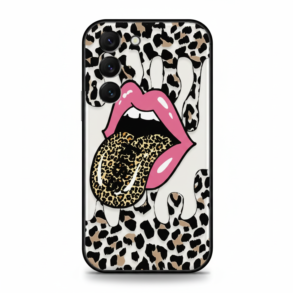 Leopard print case for Galaxy S24–A50: Stylish & Robust