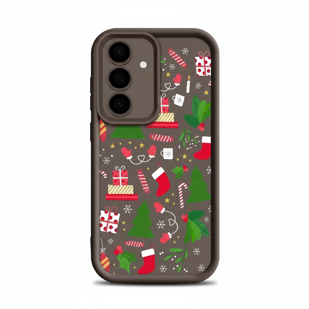Silvester Weihnachtsmütze Handyhülle für Samsung S25