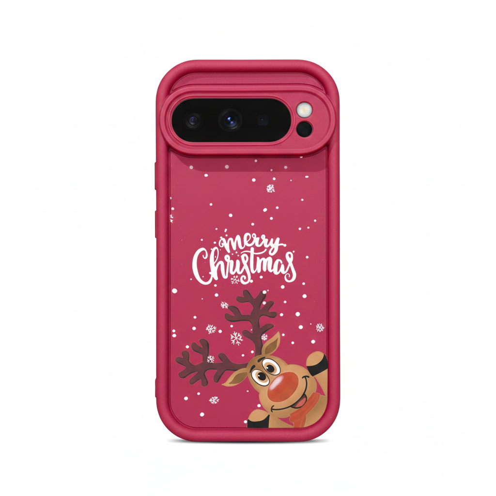 Fröhliche Weihnachts Handyhülle aus TPU für Google Pixel