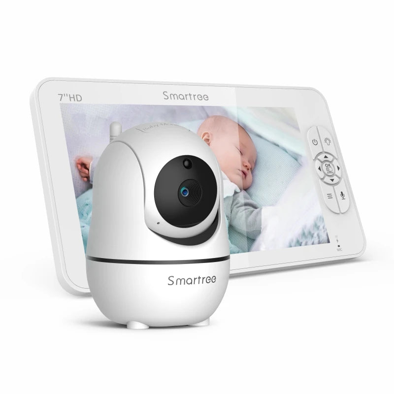 7" HD Video-Babyphone mit 2 Kameras und Zoom