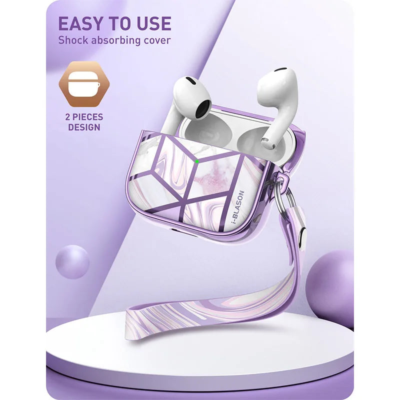 Stilvolle Marmor Schutzhülle für AirPods 3
