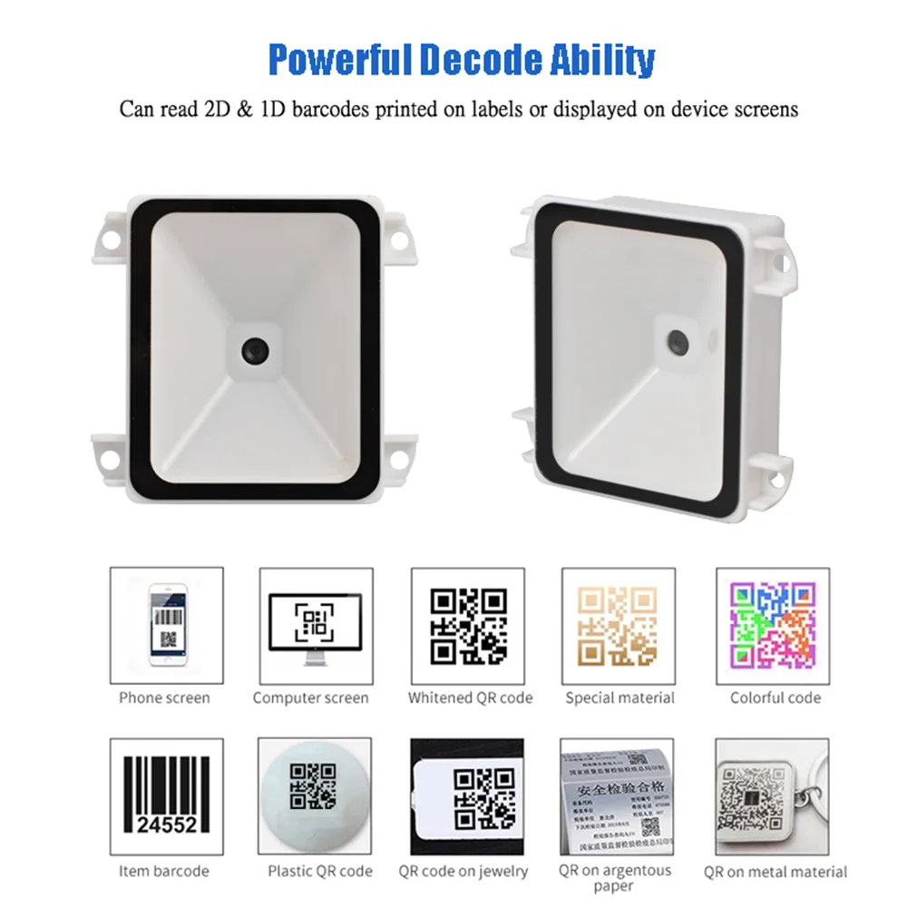 Kleiner 2D Barcode Scanner USB RS232 TTL