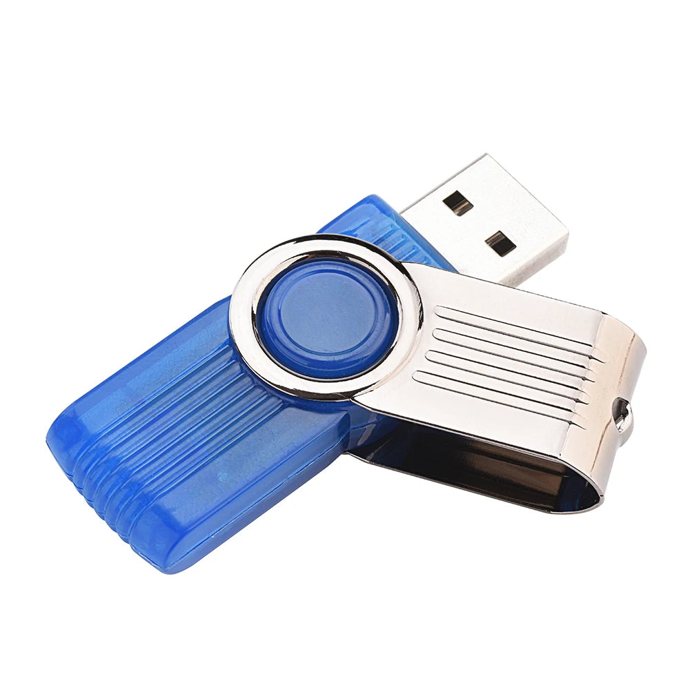 Kreativer USB-Stick 128GB aus Metall – 360° drehbar
