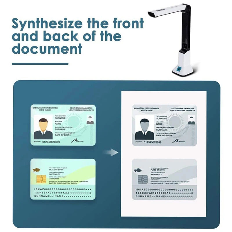 Tragbarer HD Dokumentenkamera Scanner mit Video
