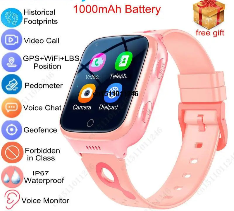 Kinder GPS Smartwatch mit Kamera und SOS-Funktion