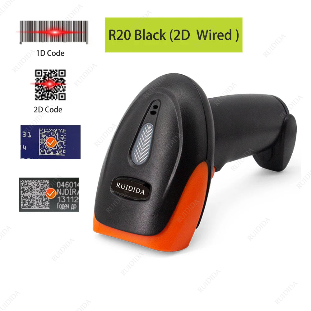 Kabelgebundener 1D/2D Barcode Scanner USB