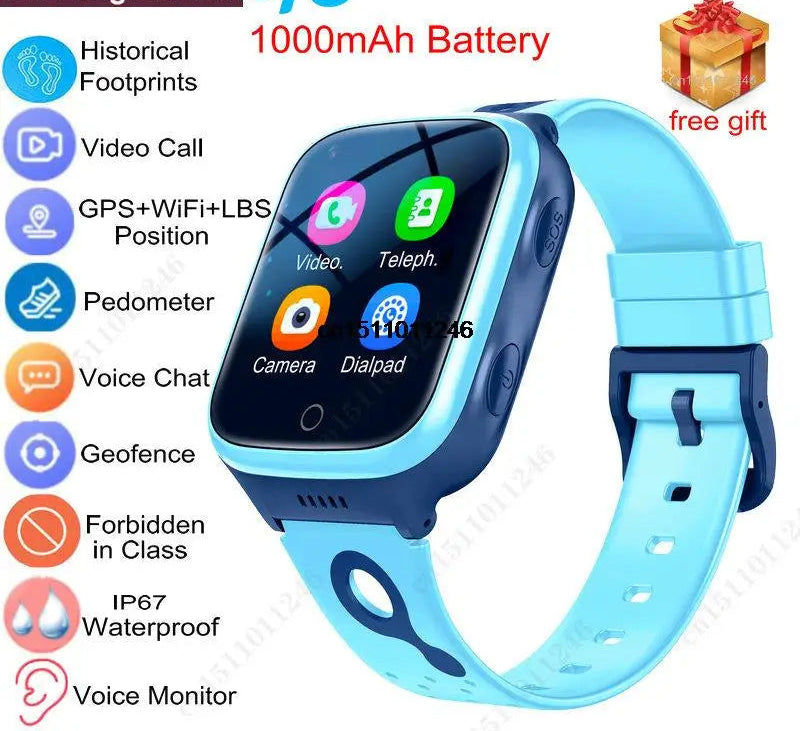 Kinder GPS Smartwatch mit Kamera und SOS-Funktion