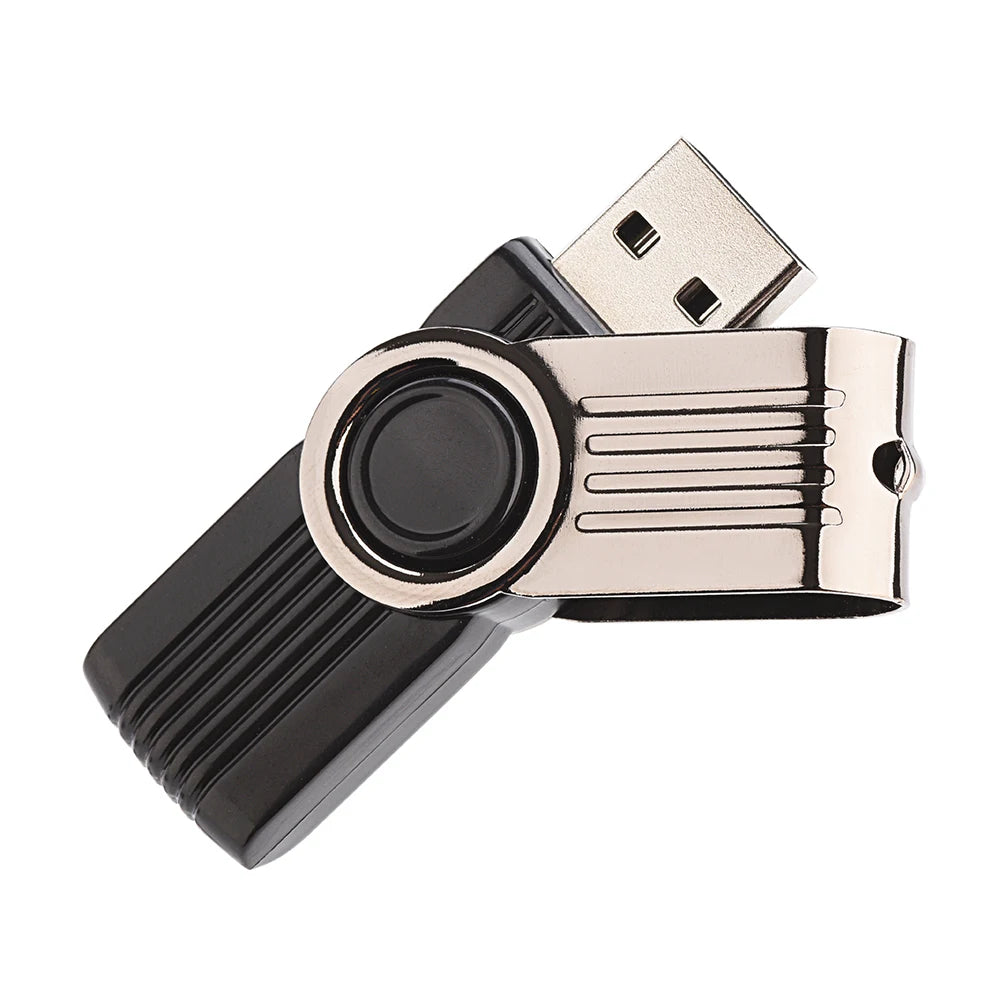 Kreativer USB-Stick 128GB aus Metall – 360° drehbar