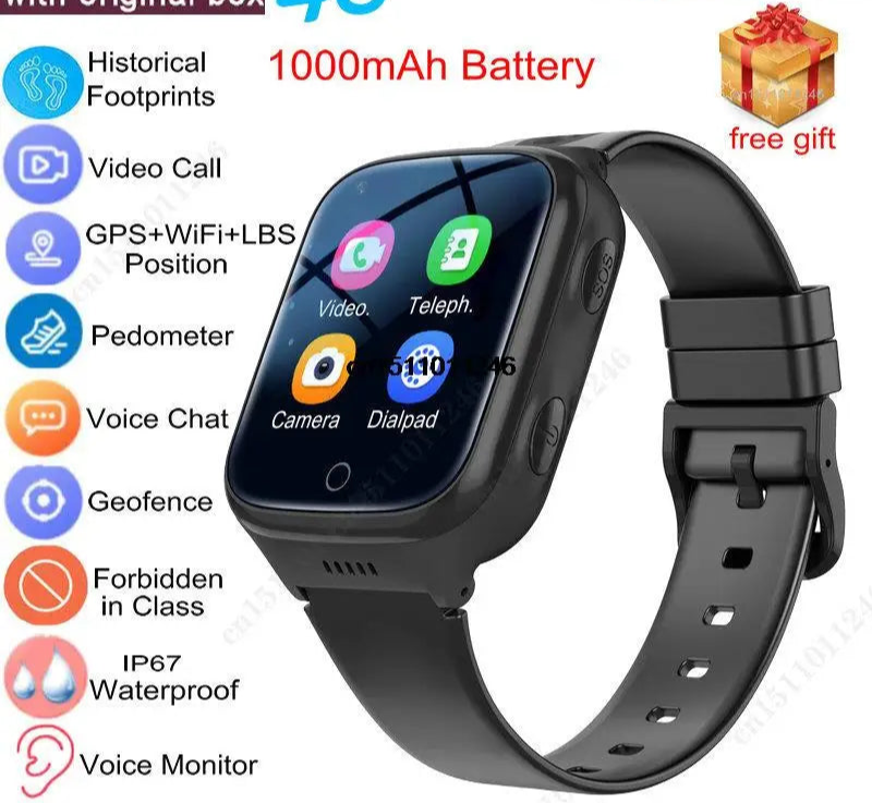 Kinder GPS Smartwatch mit Kamera und SOS-Funktion