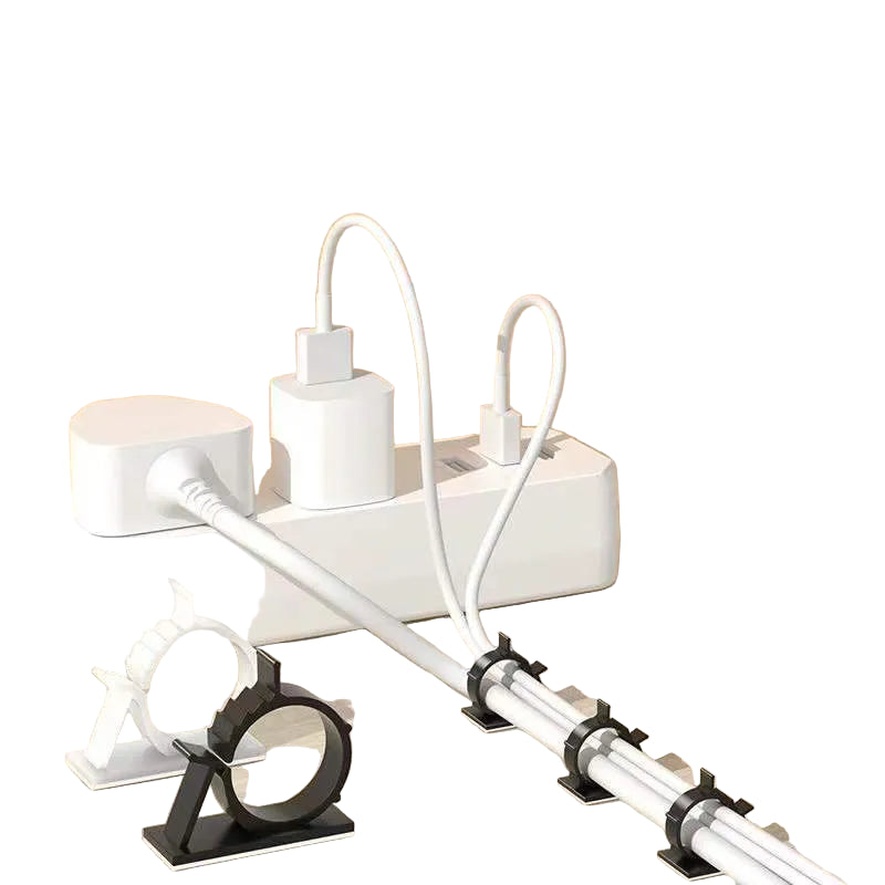 Selbstklebende Kabelclips für Kabelmanagement Zuhause