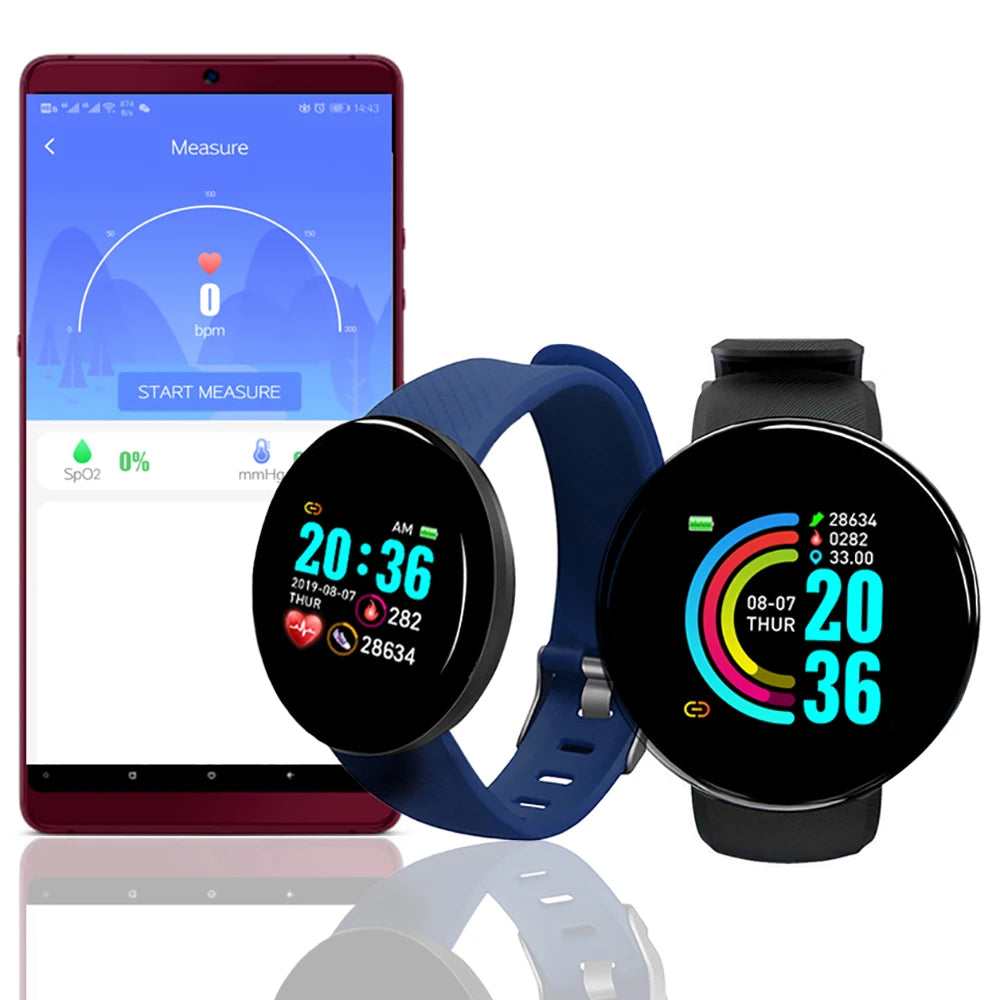 D18 Fitness Smartwatch für Damen und Herren 2025
