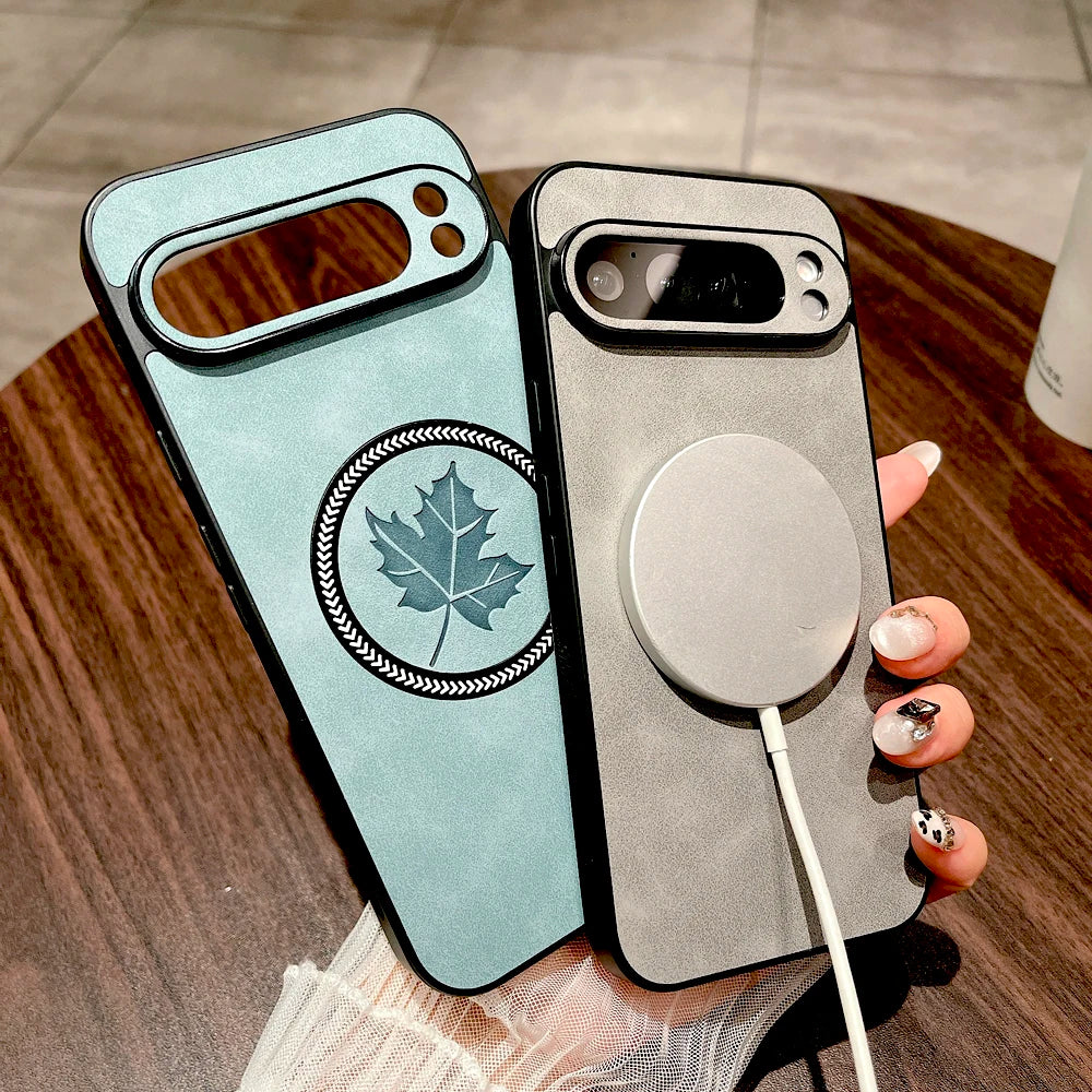 Luxury faux leather case for Pixel 9 or 8 Pro XL