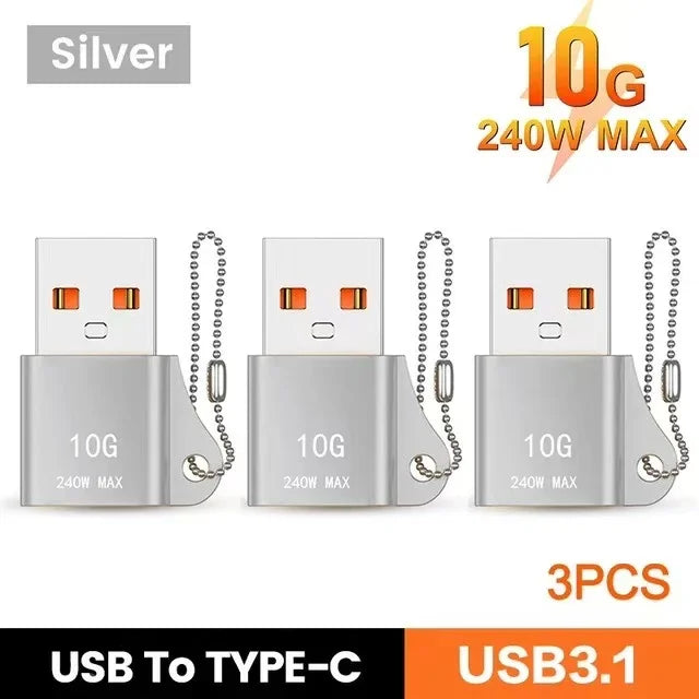 USB-zu-Typ-C Adapter 10A OTG Konverter
