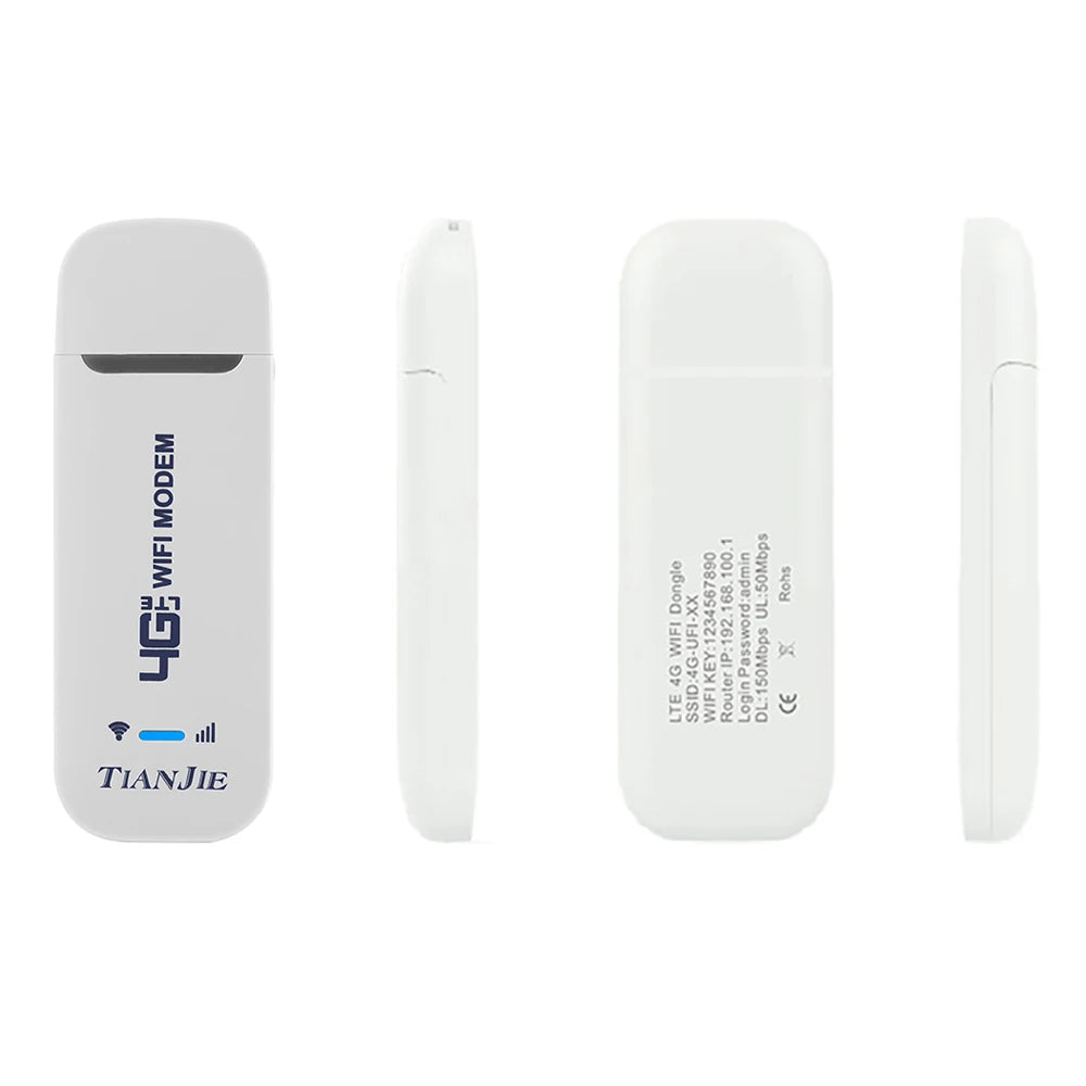 Mobiler 4G LTE WiFi 6 Router mit 3000mAh Akku