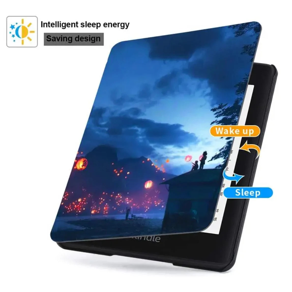 Étui + protection d'écran pour Kindle 10e génération 6 pouces