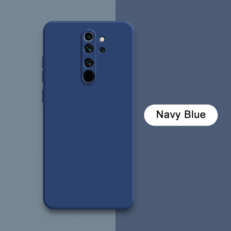 Quadratische Silikonhülle Redmi Note 8 Pro