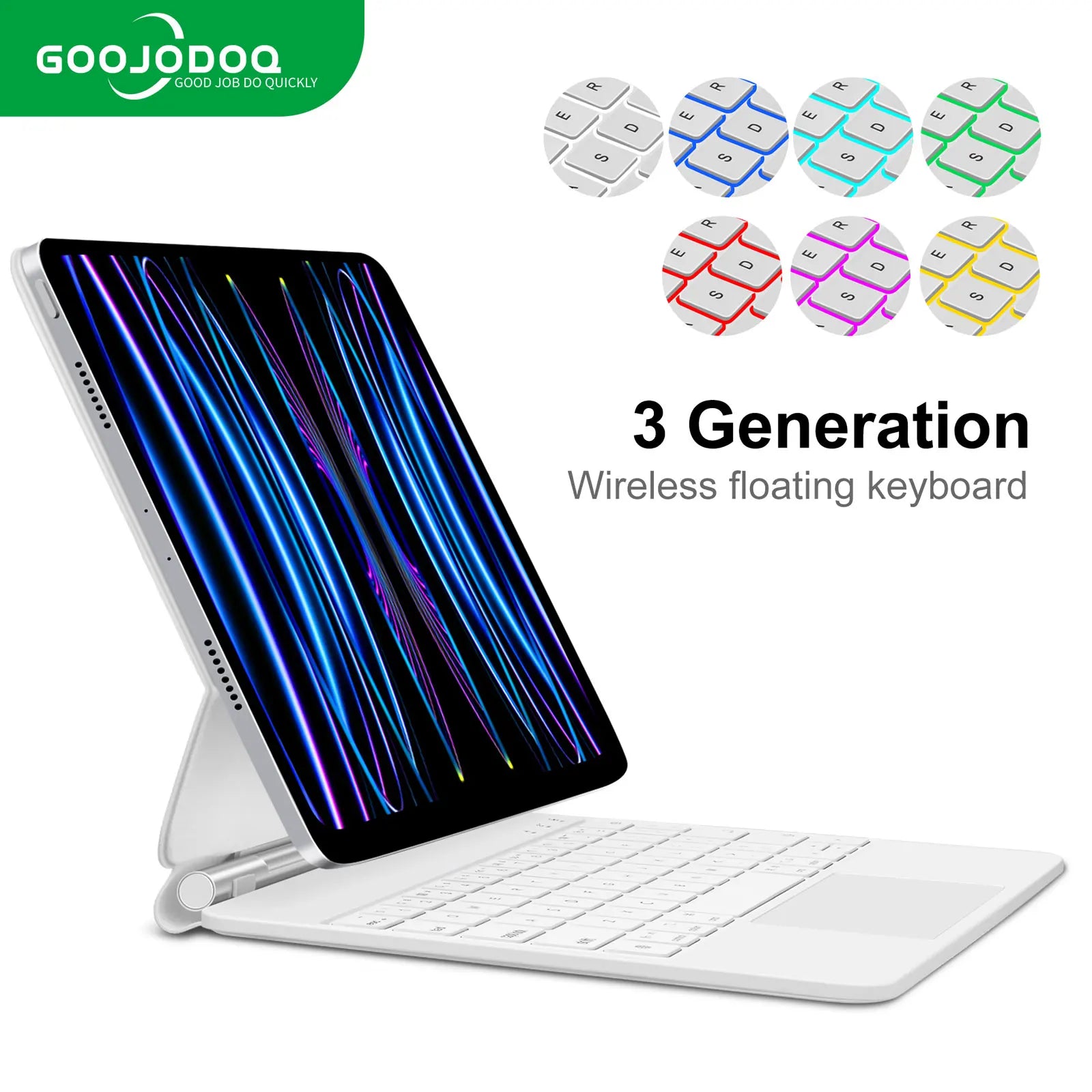 GOOJODOQ Magic Keyboard iPad Hülle