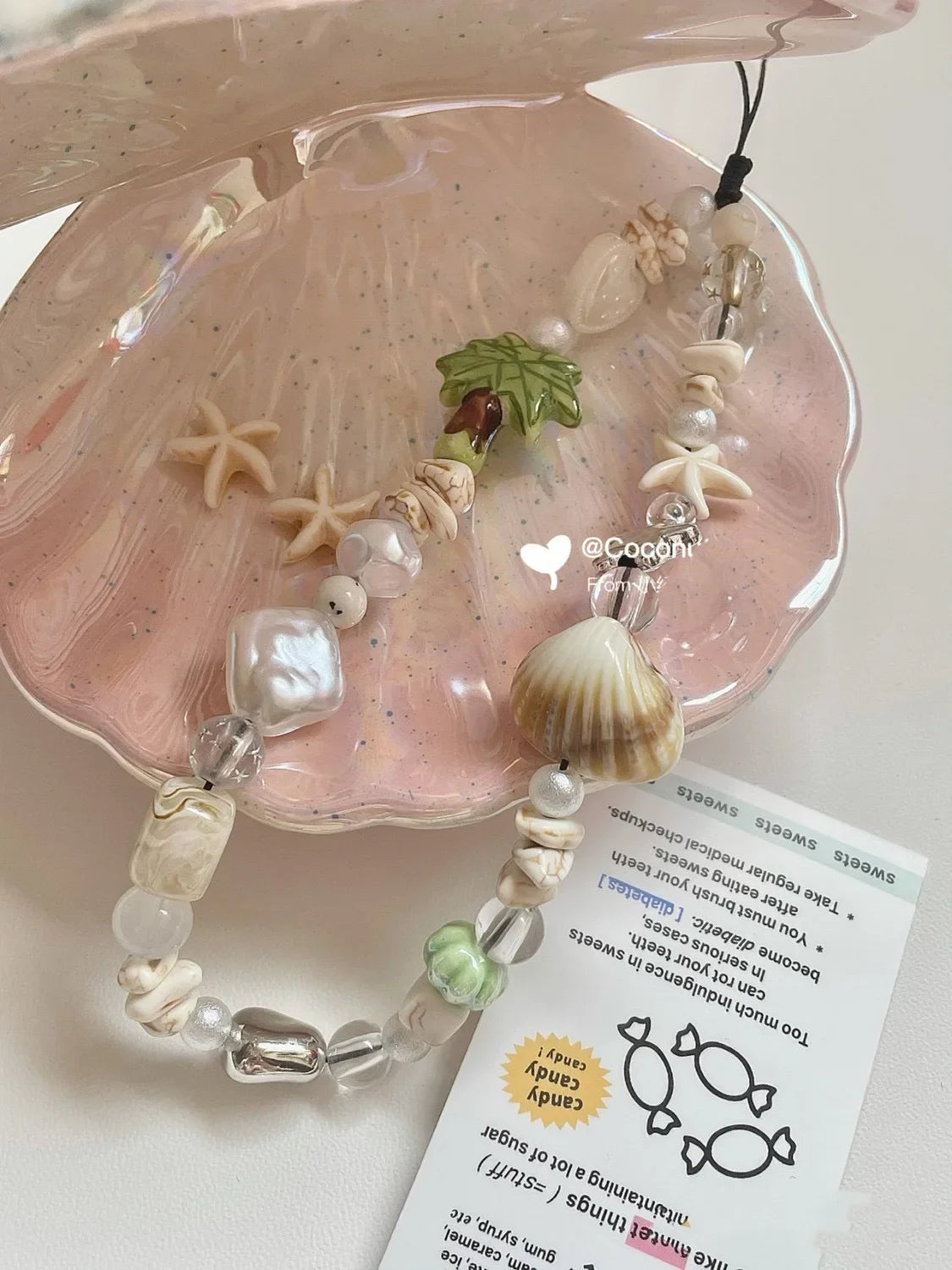 DIY Sommerstil CCD Handgelenk Kette mit Perlen