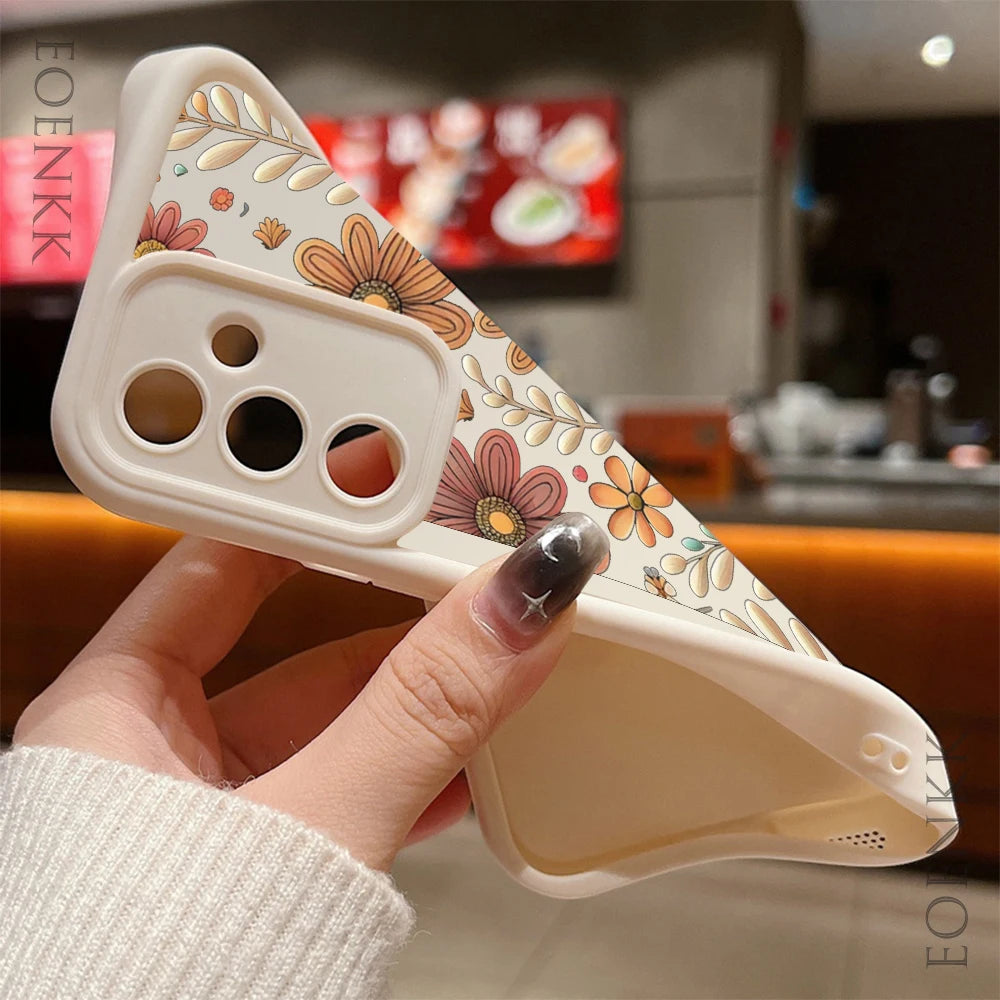 Leaf Pattern Silicone Case for Samsung Galaxy Models