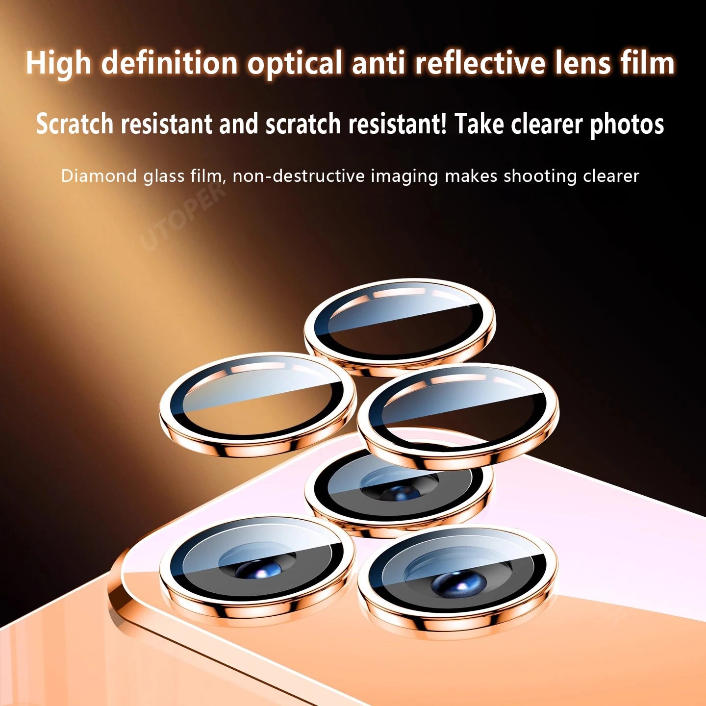 Transparente Anti-Fall-Hülle mit Linsenschutz iPhone 17