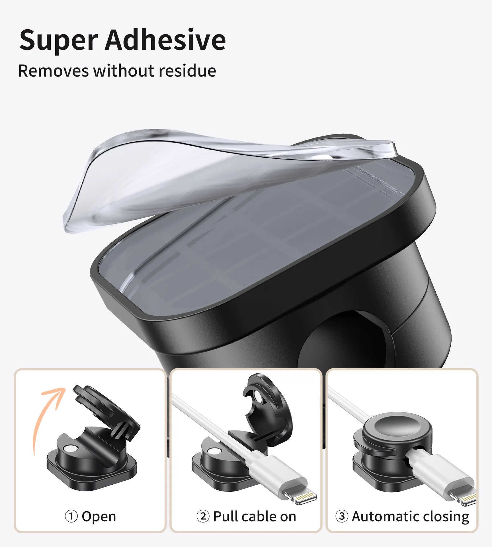 Magnetischer Kabel-Organizer für Schreibtisch & Kabel