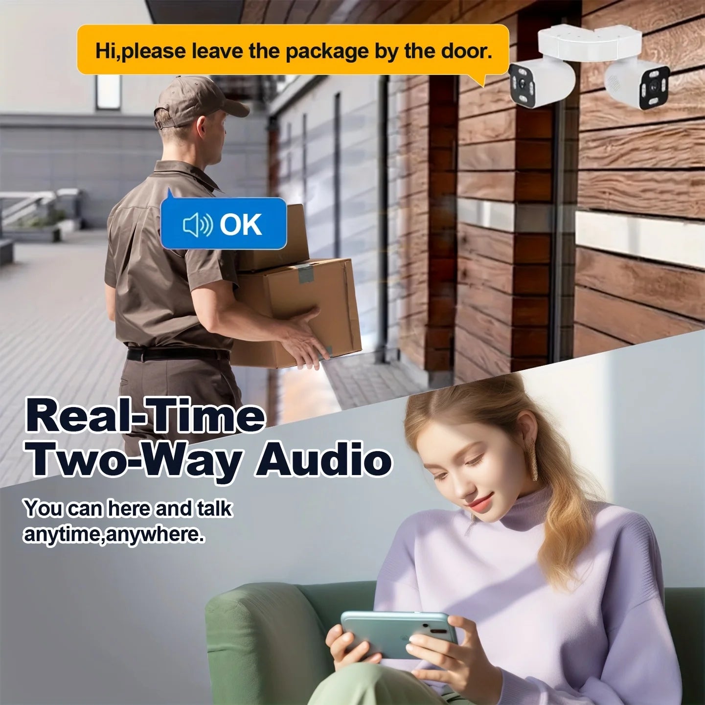 4K 8MP Dual Lens WiFi PTZ Camera Outdoor