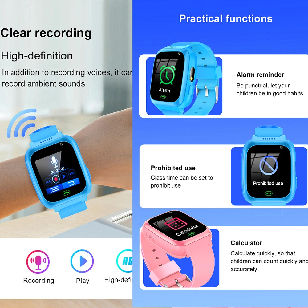 Kinder Smartwatch 2G Telefon Spiele Kamera Geschenk