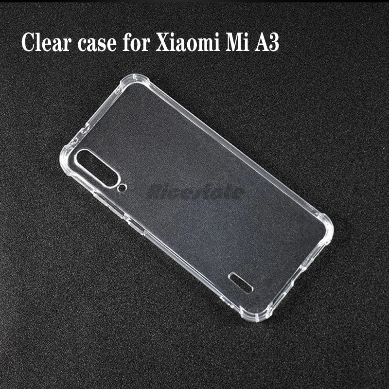 Klares TPU Case Xiaomi Mi A3 Stoßfest
