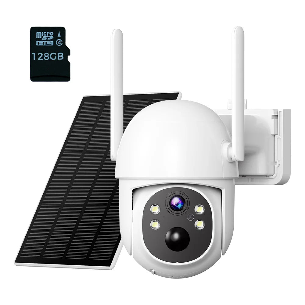 3MP Solar WLAN Außenkamera mit Farb-Nachtsicht