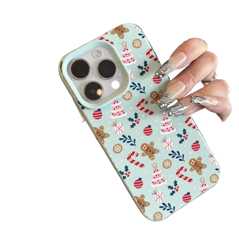 Weihnachts Lebkuchen Silikonhülle für iPhone 17