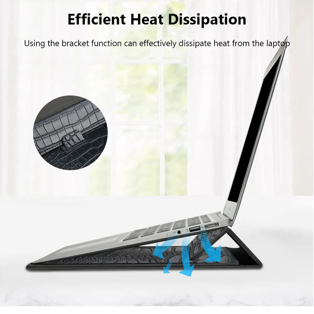 PU Laptoptasche für MacBook & Notebook