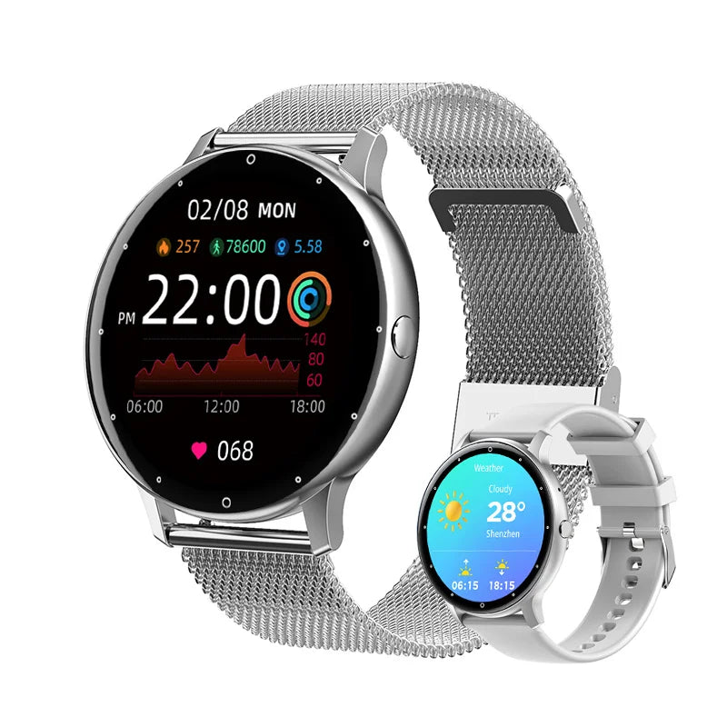 Damen Smartwatch 2025 mit AMOLED GPS & Bluetooth Anruf
