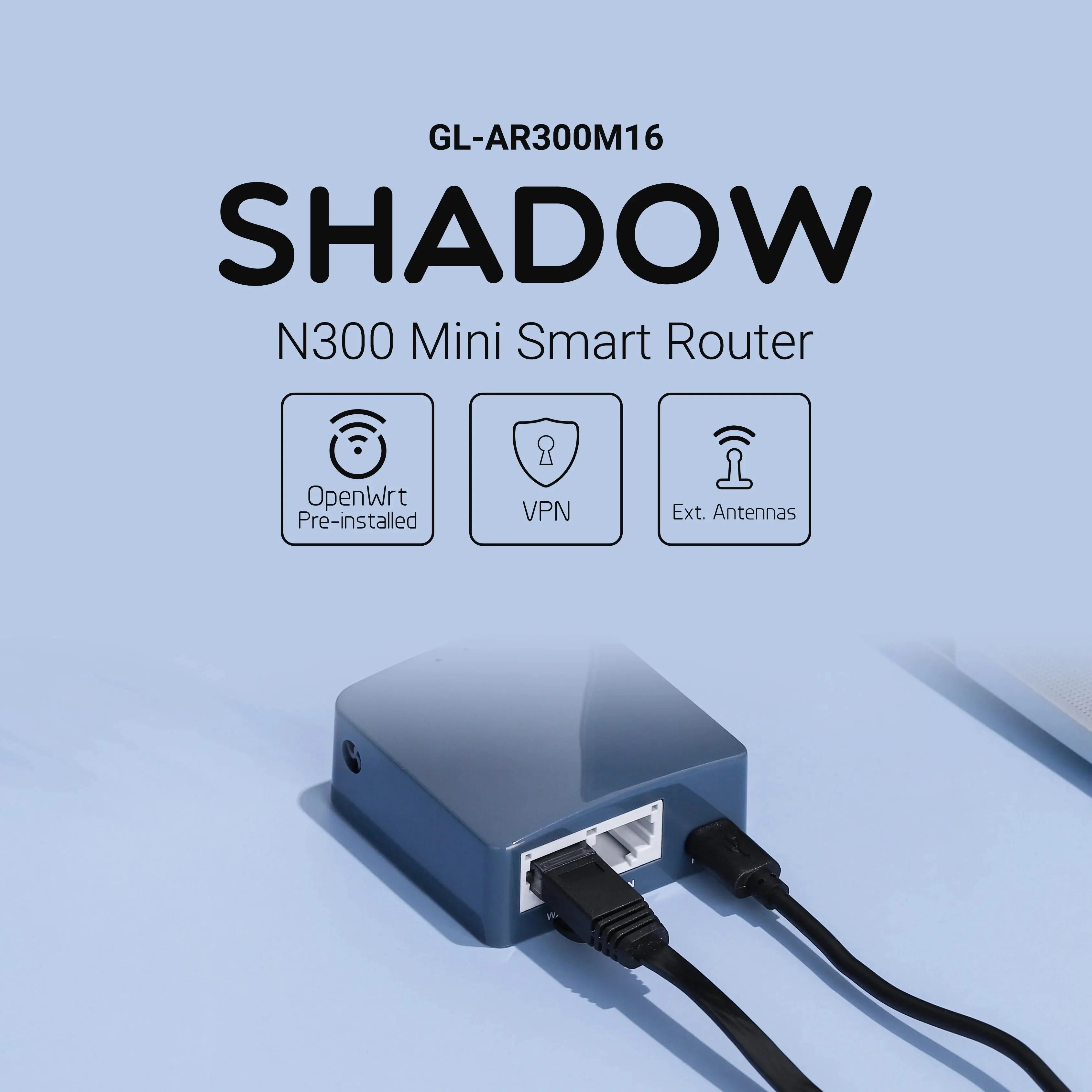 GL.iNet AR300M16 Mini Reise-Router WLAN