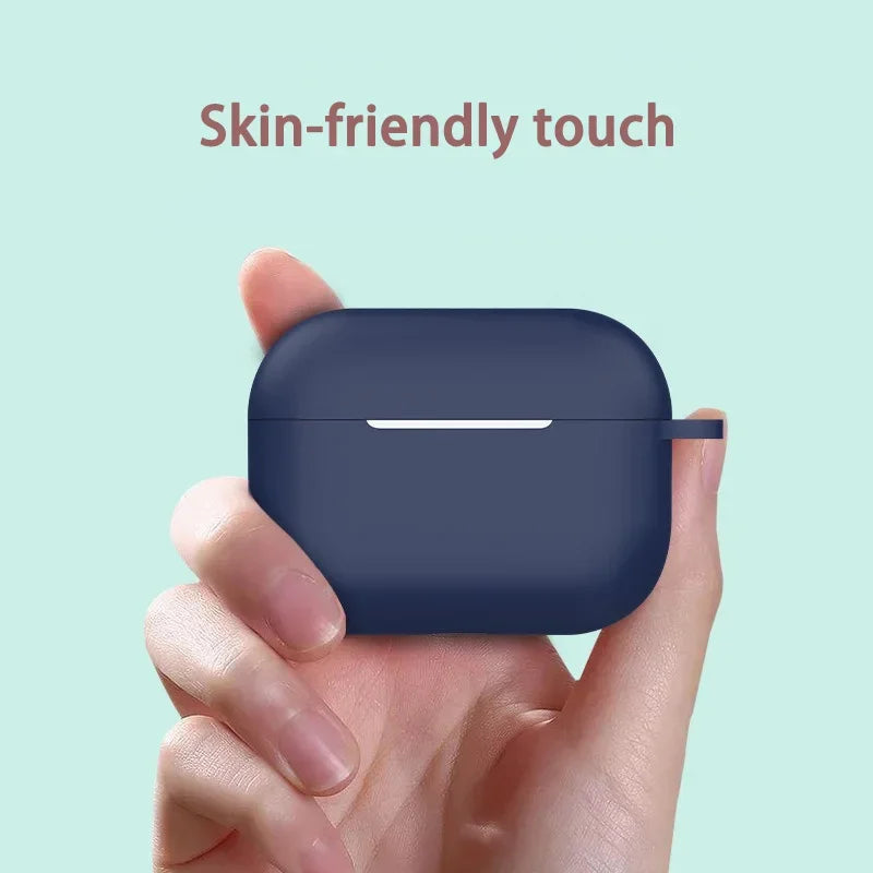 Silikon Schutzhülle mit Schnalle für AirPods Serie