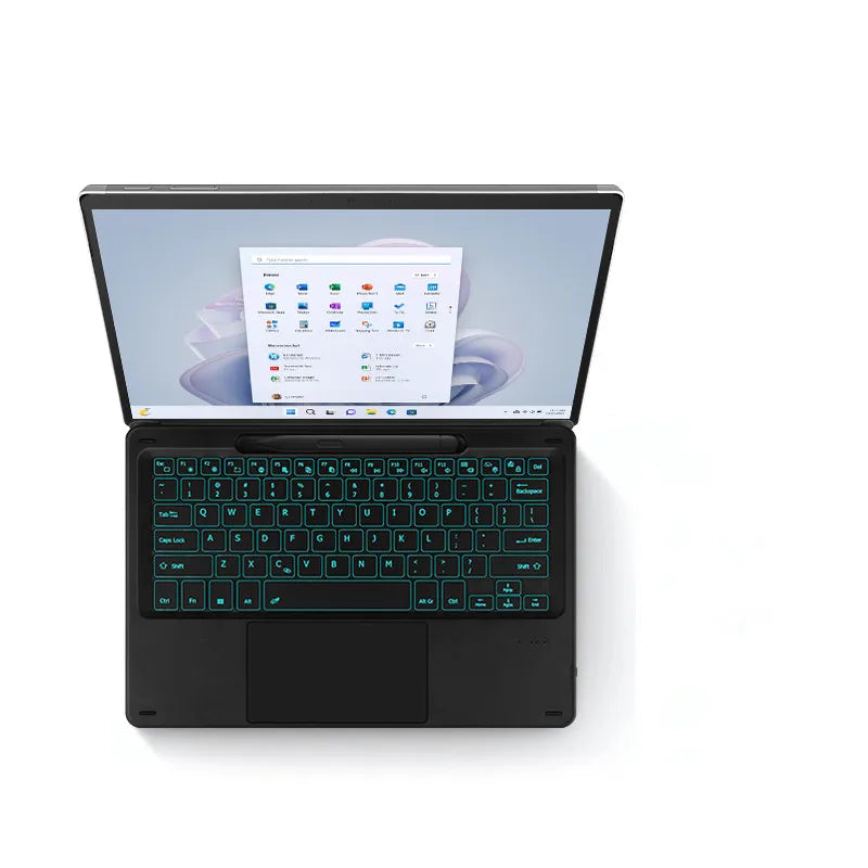 Bluetooth-Tastatur mit Touchpad für Surface Pro 8–11