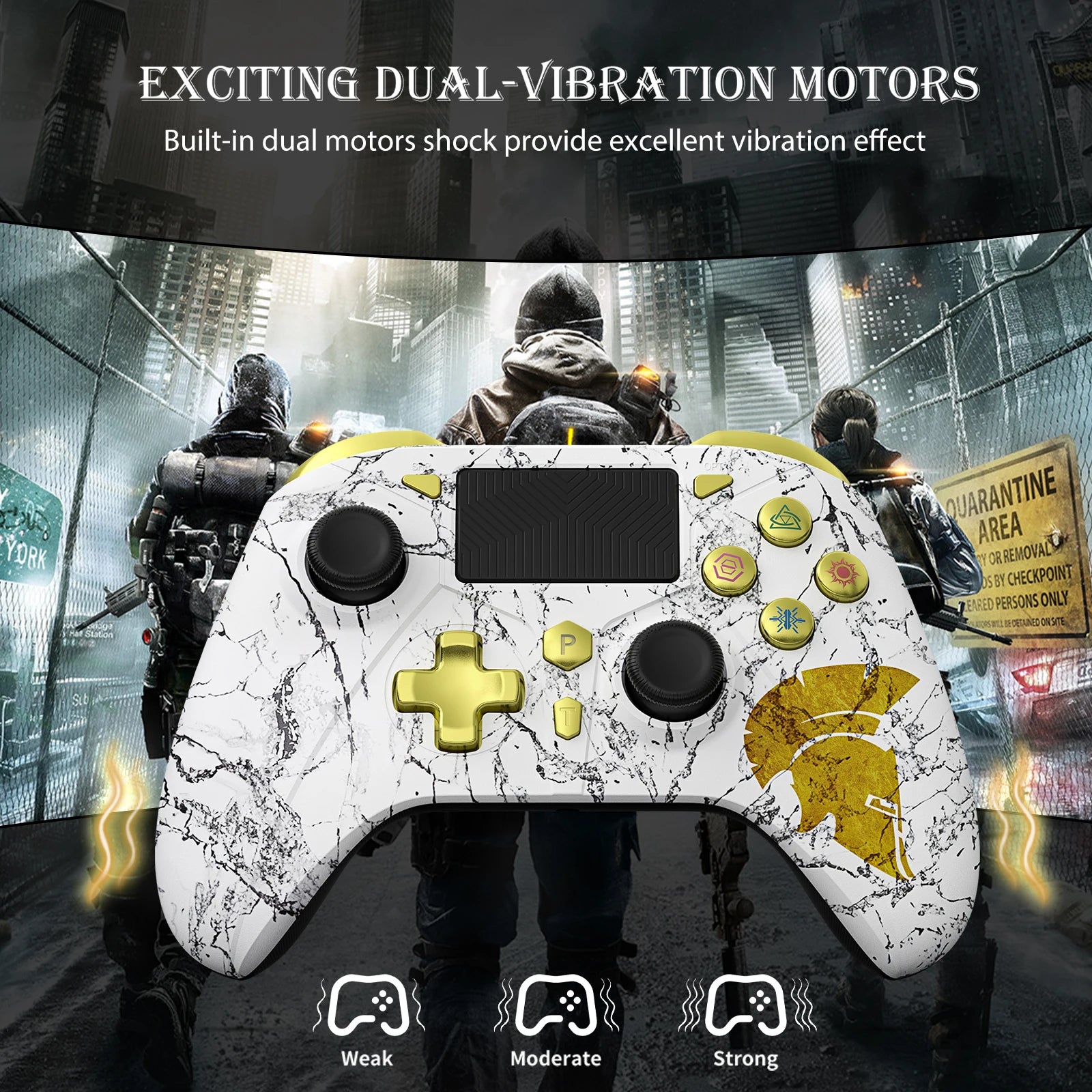 Multiplattform Bluetooth Controller mit Vibration