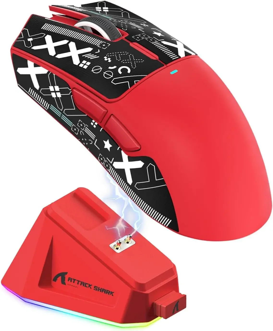 Kabellose Gaming-Maus X11 mit RGB und Bluetooth