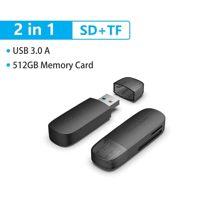 Tions USB C SD Kartenleser Micro TF Adapter