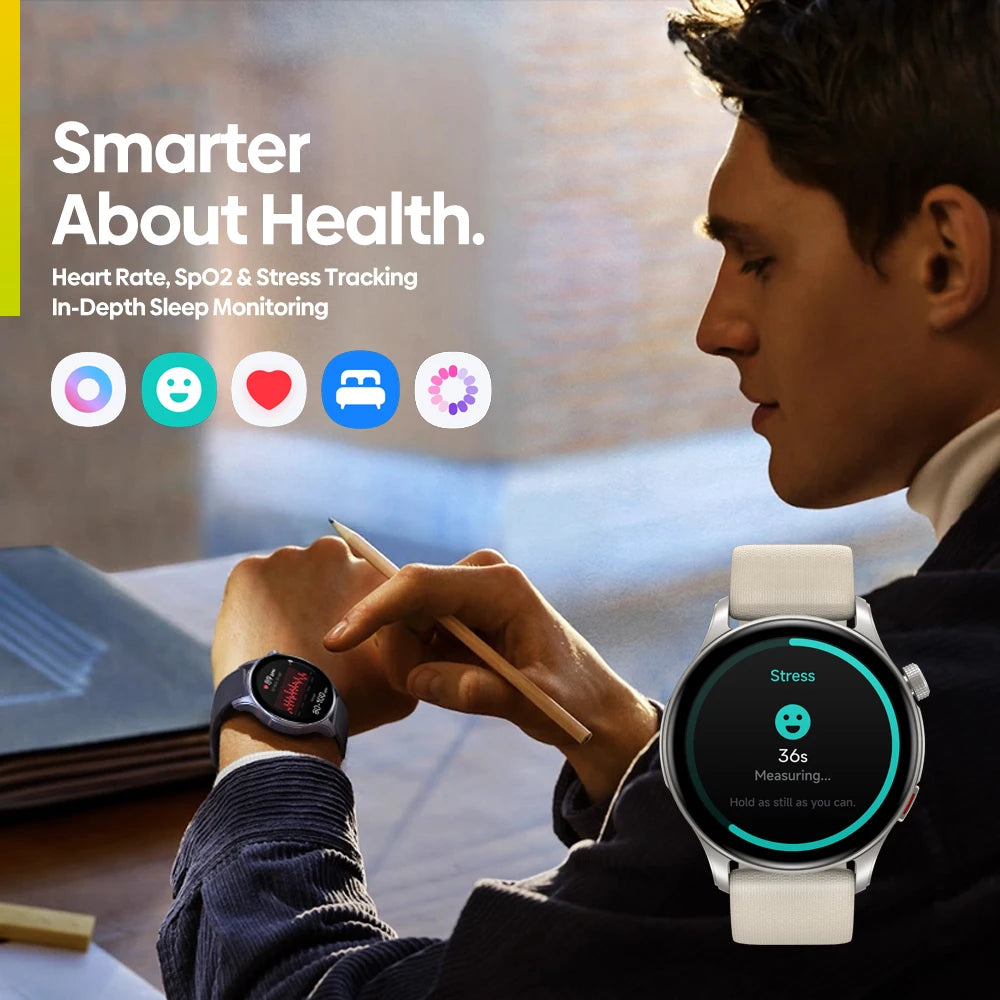 Neue GPS Smartwatch 1.43" AMOLED mit Anruffunktion